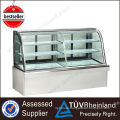 Professional Refrigeration Equipment 3 Layers Glass cake display stand